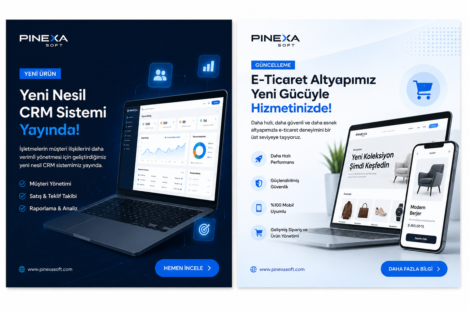 Pinexa Soft Yeni Nesil CRM Sistemini Yayına Aldı